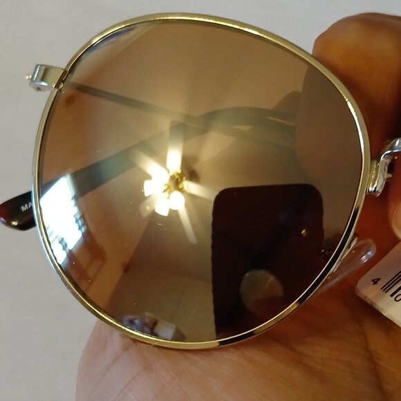 Aerie Sunnies Women's Round-Shaped Sunglasses 3854 100% UVA UVA Protection - Picture 9 of 14